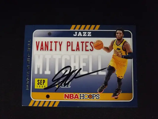 2020-21 HOOPS DONOVAN MITCHELL AUTOGRAPH NBA HOOPS