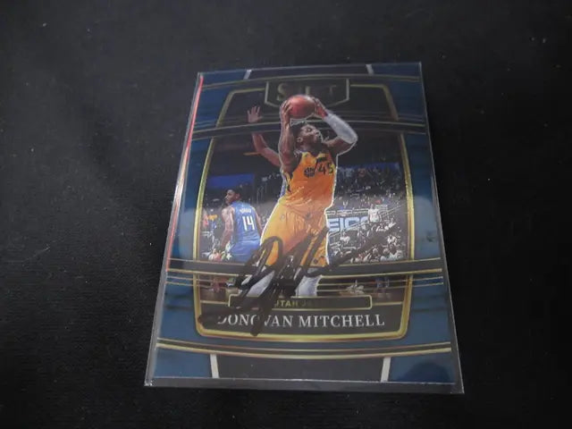 Donovan Mitchell Signed Trading Card SSC COA