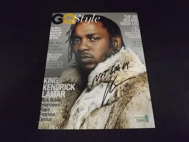 KENDRICK LAMAR SIGNED 8X10 PHOTO AUD COA