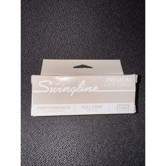 Swingline Premium S.F. 4 Staples, 5000 per Box, MPN 79386