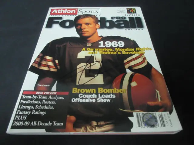 Tim Couch Signed Magazine SSC COA