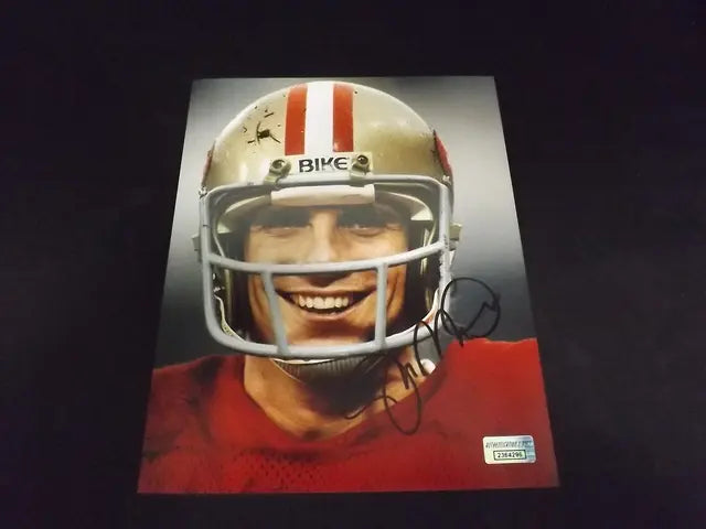 JOE MONTANA SIGNED 8X10 PHOTO 49ERS COA