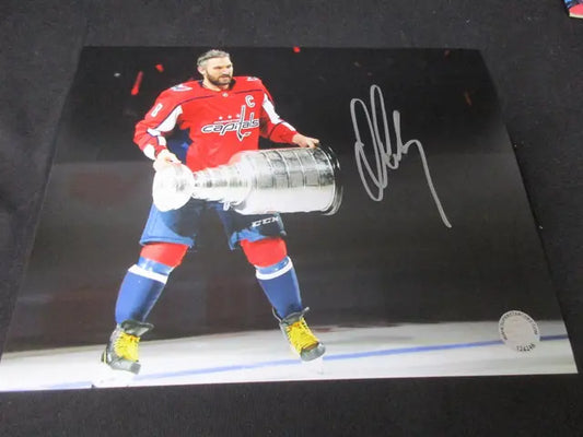 Alexander Ovechkin Capitals Champs signed 8x10 photo COA