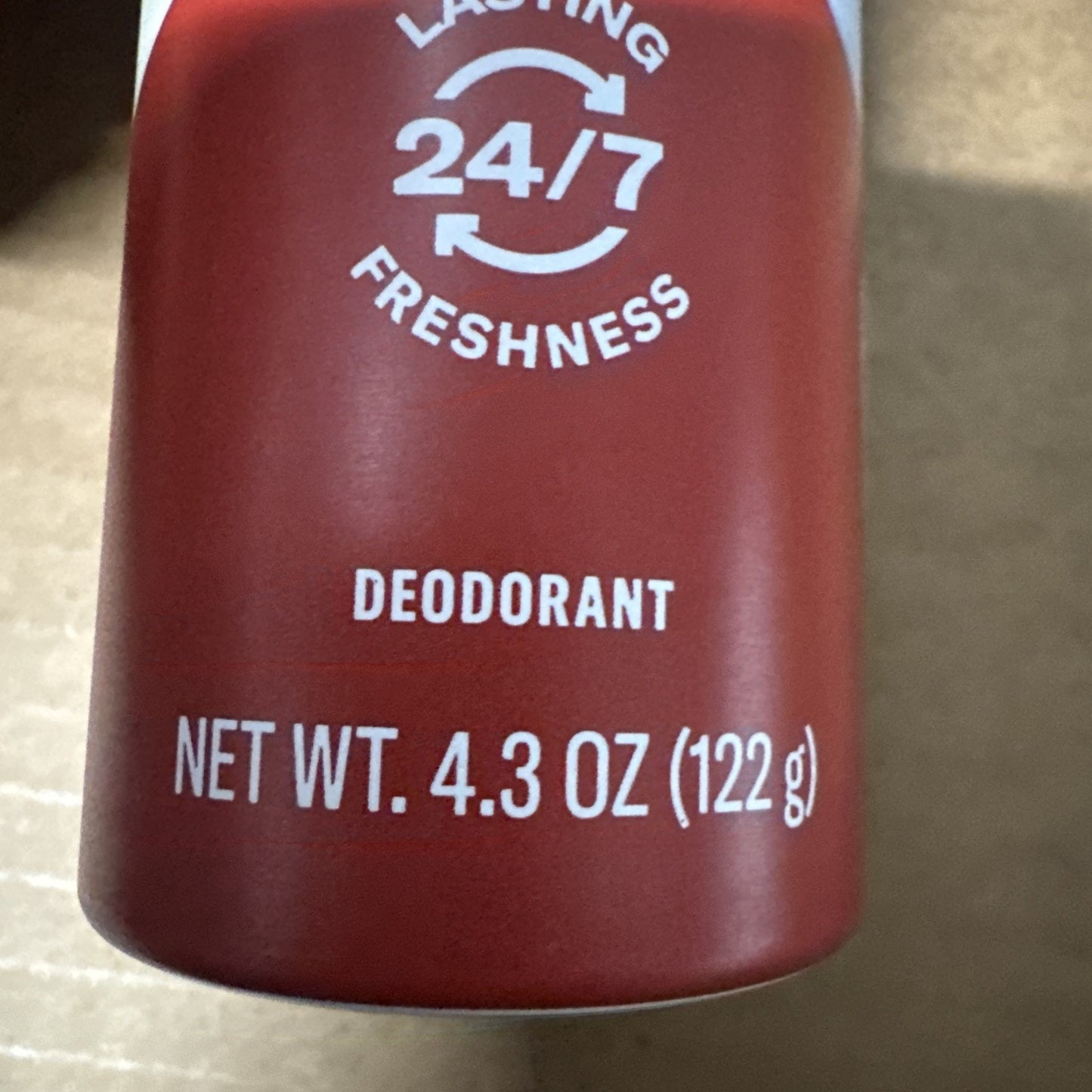 Old Spice XL Dry Spray Aluminum Free Fiji deodorant bottle showing 4.3 oz size and 24/7 lasting freshness logo
