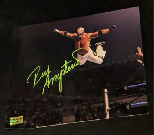 Rey Mysterio signed Magazine Page with coa