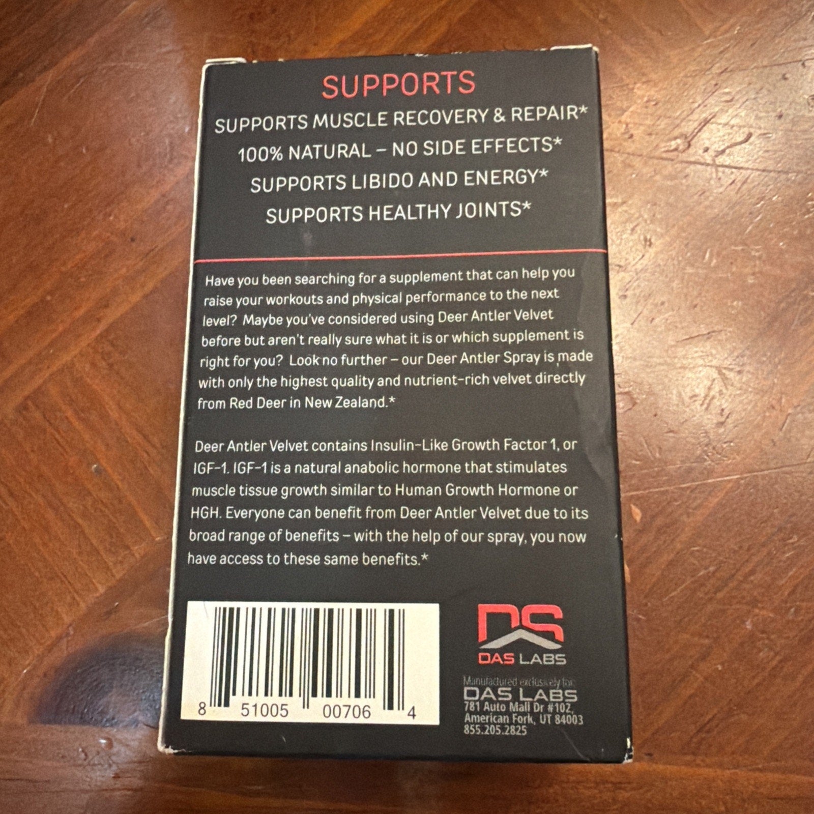 Bucked Up Deer Antler Velvet Extract Spray - 2 fl oz (IGF-1) — Image 2