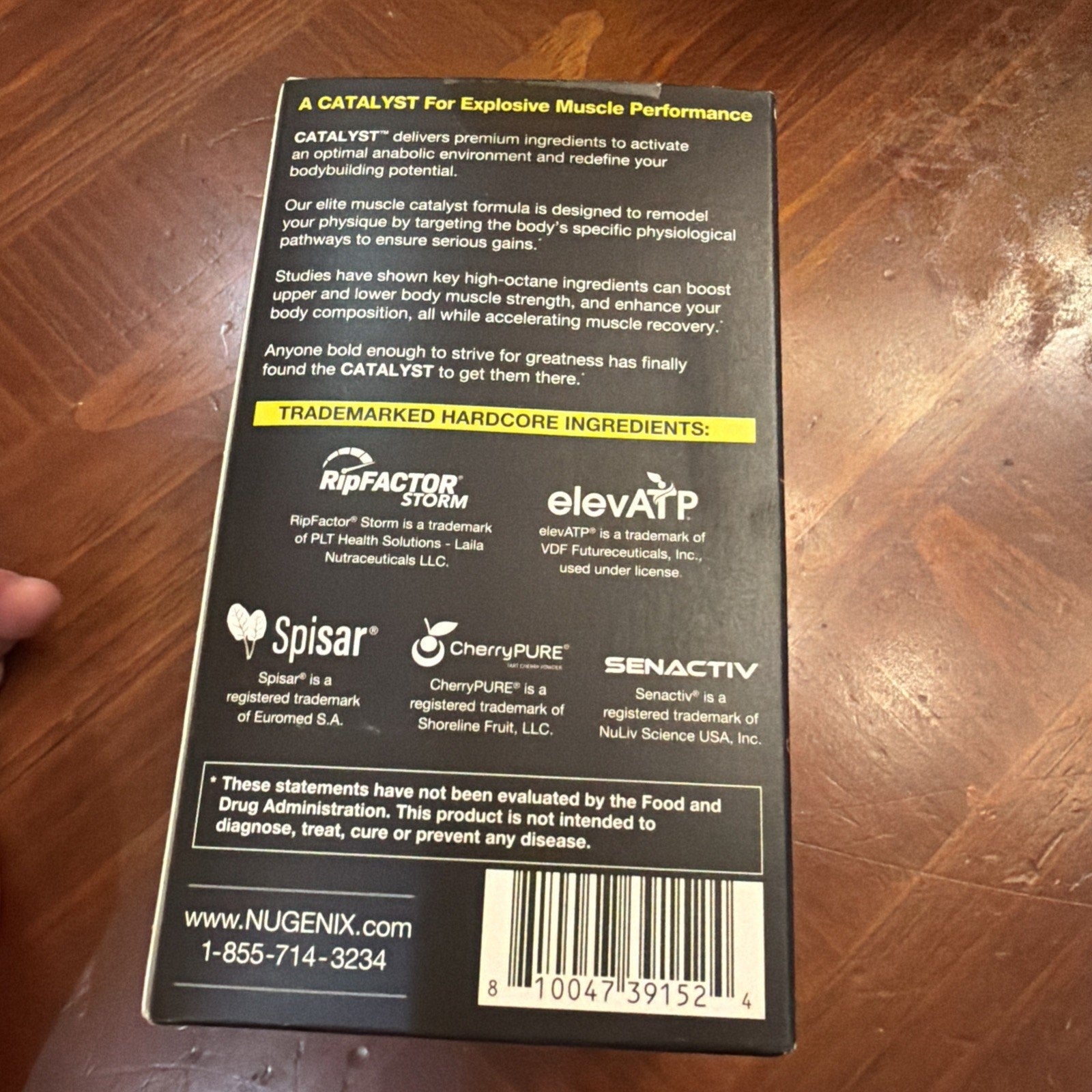 Nugenix Catalyst Enhanced Muscle Builder, Muscle Recovery 90ct, Exp: 8/26 — Image 3