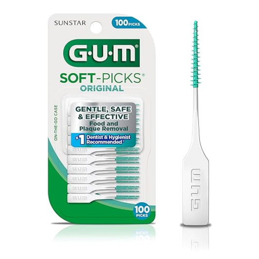 GUM Soft-Picks Original Dental Picks 100 Count - official product image