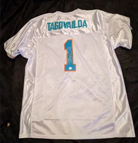 Tua Tagovailoa Miami Dolphins autographed jersey with COA