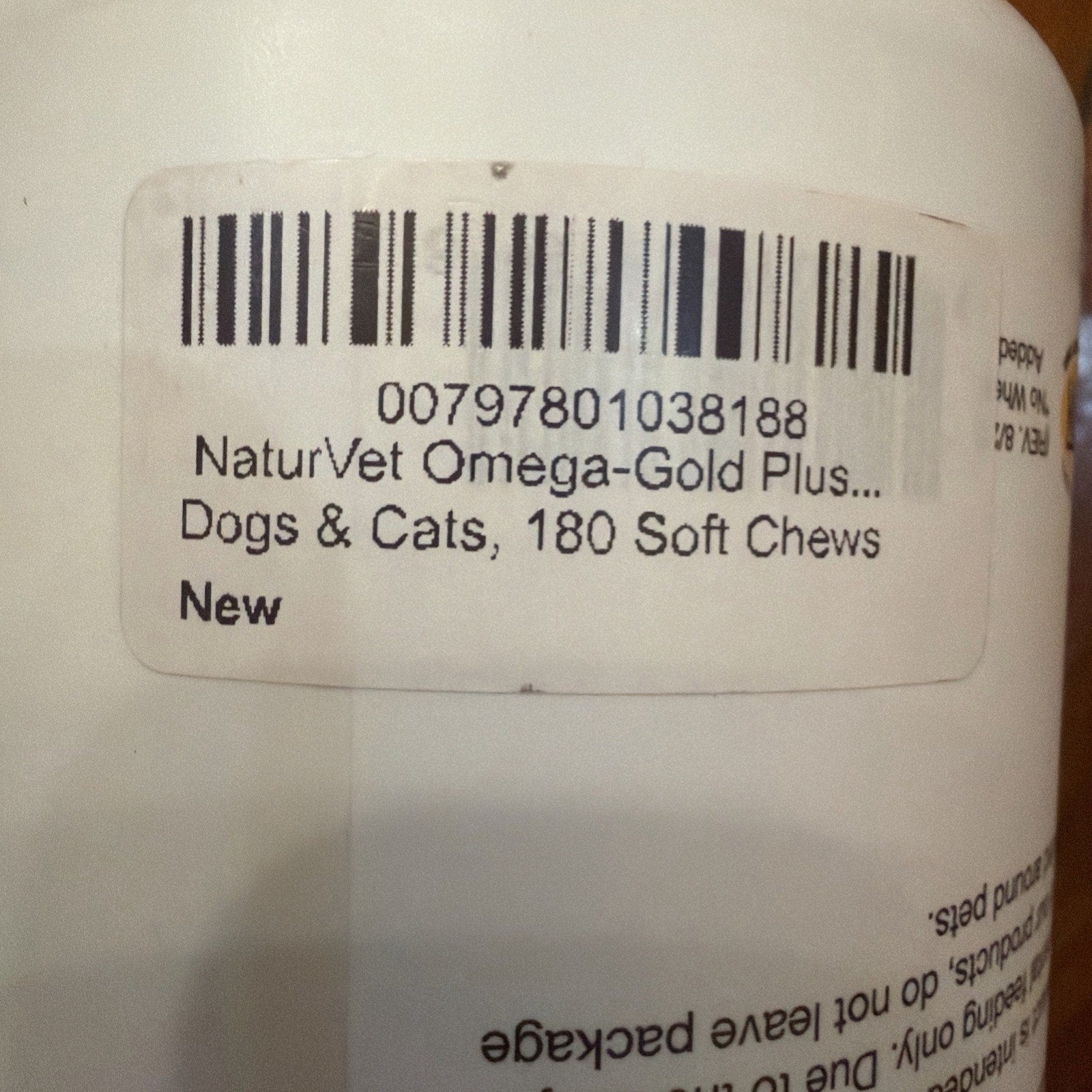 NaturVet Omega-Gold Plus Salmon Oil 180 Chews — Image 5