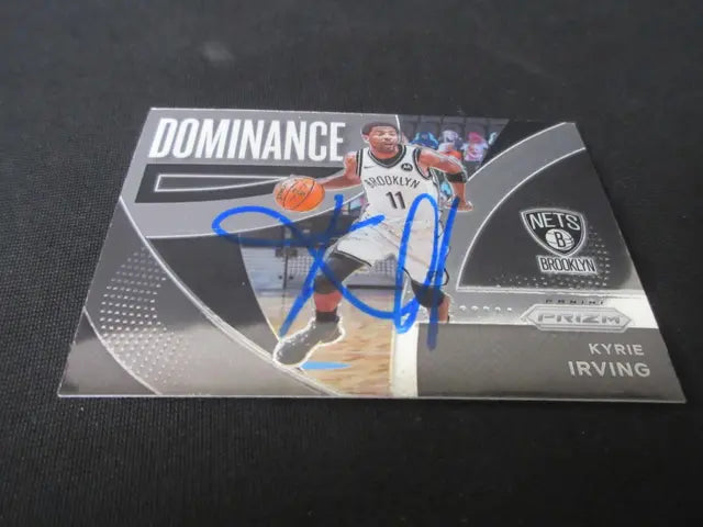 2021-22 PRIZM KYRIE IRVING AUTOGRAPH COA