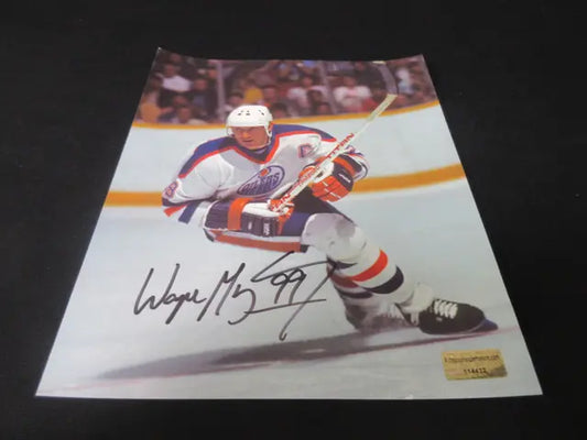 Wayne Gretzky Signed 8x10 Photo EUA COA