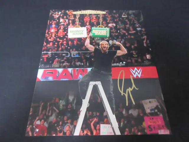 LOGAN PAUL SIGNED 8X10 PHOTO WWE RCA COA