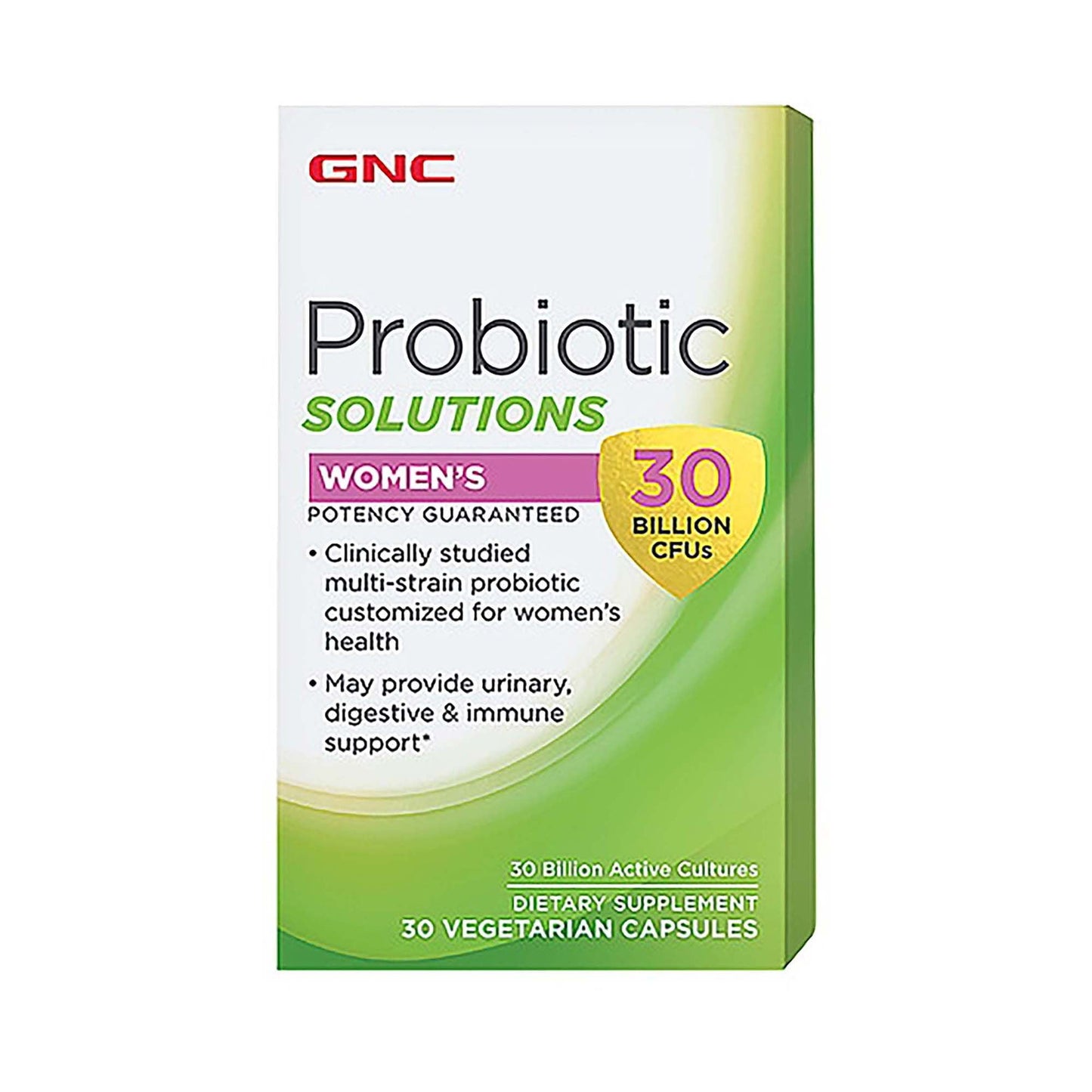 GNC Probiotic Solutions Women's 30 Billion CFUs 30 Capsules