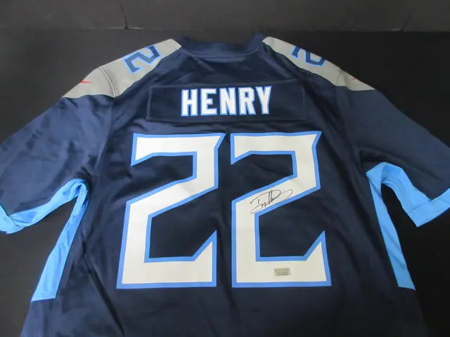 Derrick Henry Signed Tennessee Titans 22 Jersey Direct COA