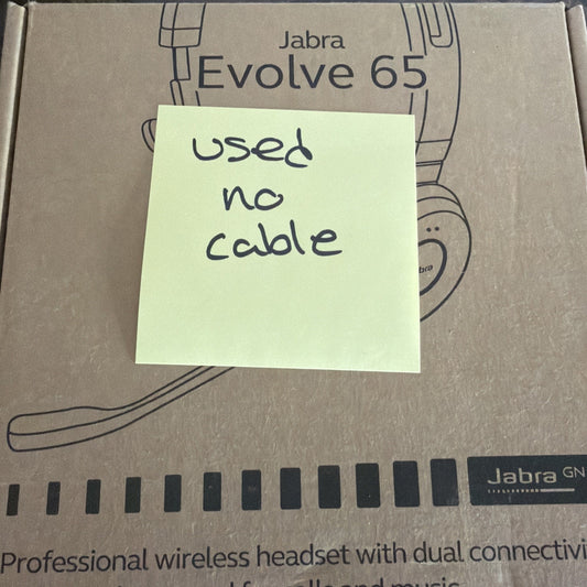 Jabra Evolve 65 SE Mono Wireless Headset with Bluetooth and Noise Cancelling Mic