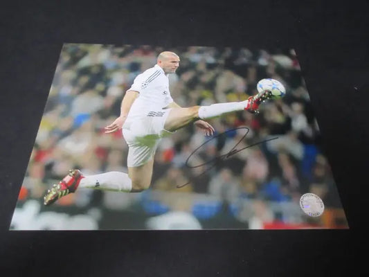 Zinedine Zidane Signed 8x10 Photo SSC COA Certified