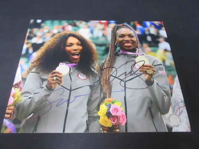 Venus & Serena Williams Signed Olympics  8x10 Photo COA