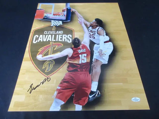 Isaac Okoro Signed 16x20 Photo FSG Witnessed Cleveland Cavaliers NBA Basketball