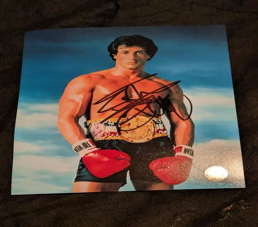 Sylvester Stallone Rocky  Signed 8x10 Photo C COA 126372