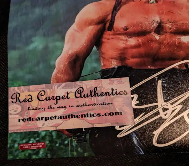 Sylvester Stallone John Rambo Signed 8x10 Photo COA