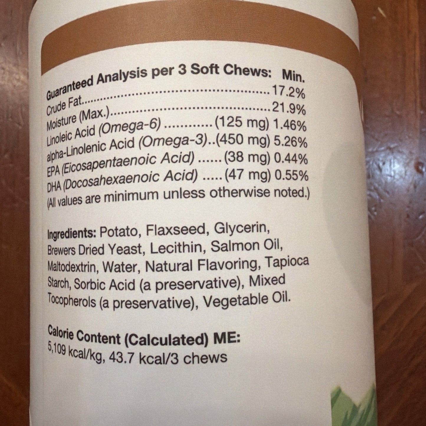 NaturVet Omega-Gold Plus Salmon Oil 180 Chews — Image 3