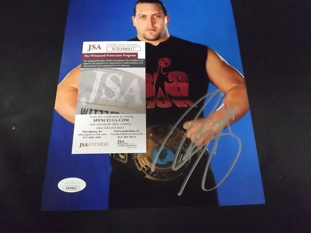 THE BIG SHOW SIGNED 8X10 PHOTO JSA COA