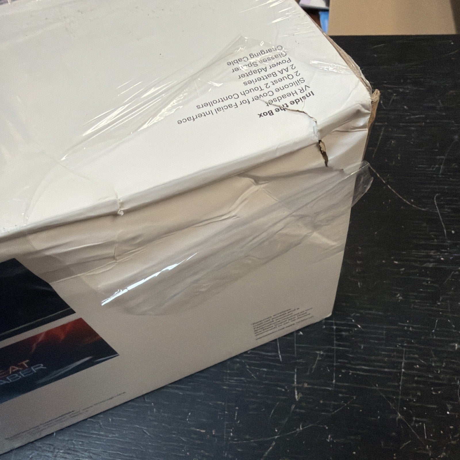 Meta Quest 2 Vr 128gb with Controller, Charger, Carrying Case. Sealed(box)look