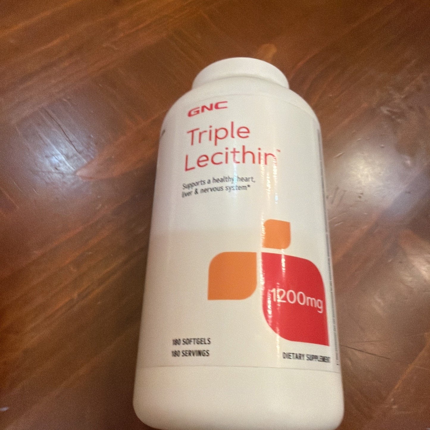 GNC Triple Lecithin 1200mg Supplement, Supports Heart, Liver & Nervous System