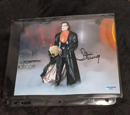 Sting WCW autographed 8x10 photo with COA