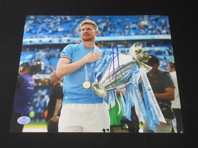 Kevin DeBruyne Signed 8x10 Photo VSA COA