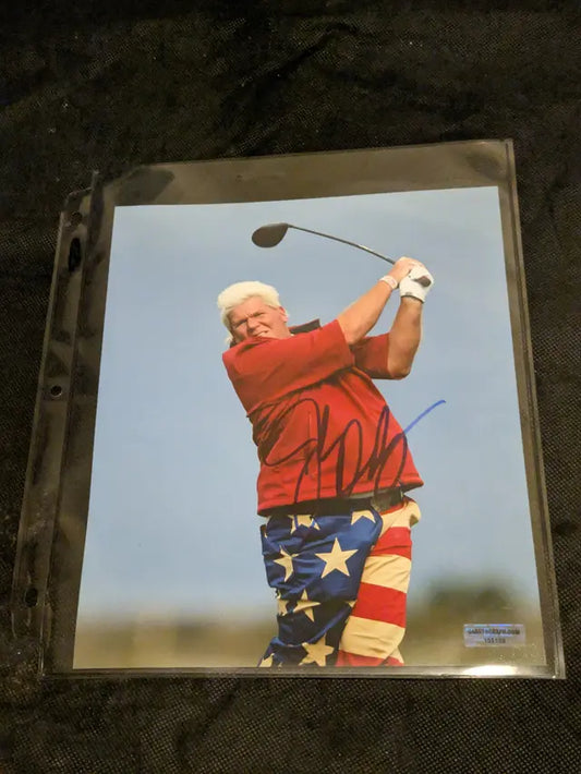 John Daly autographed 8x10 photo with coa