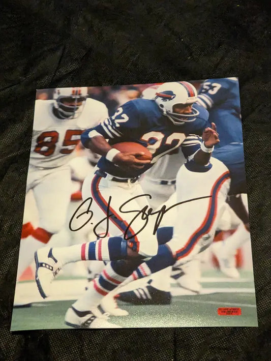 OJ SImpson Buffalo bills #32 Autographed Signed 8x10 Photograph with COA