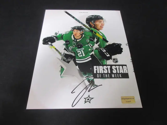 Dallas  Stars Jason Robertson signed 8x10 Photo w/coa