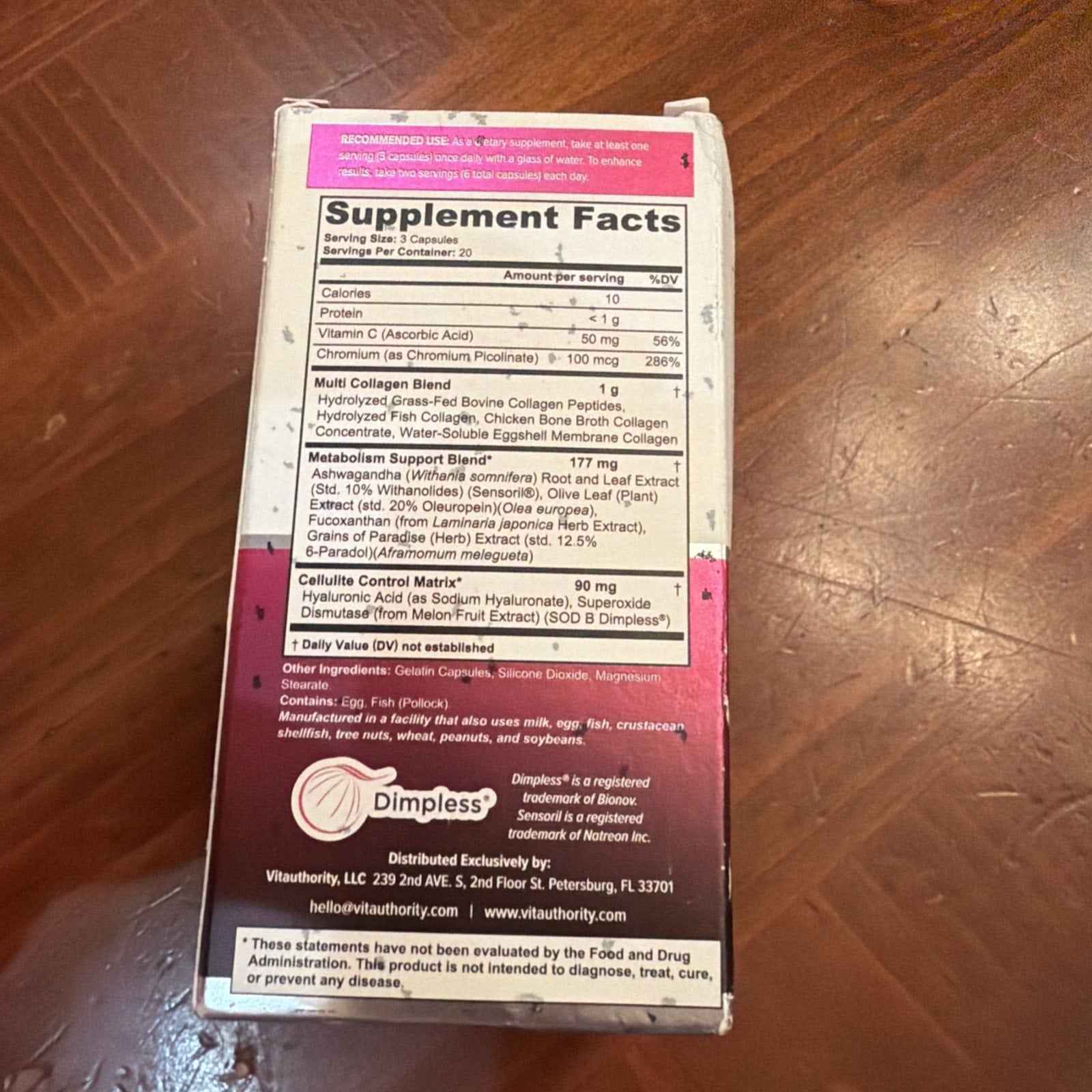 Multi Collagen Burn Capsules for Weight Loss - Hydrolyzed Collagen Peptides 60pc — Image 3