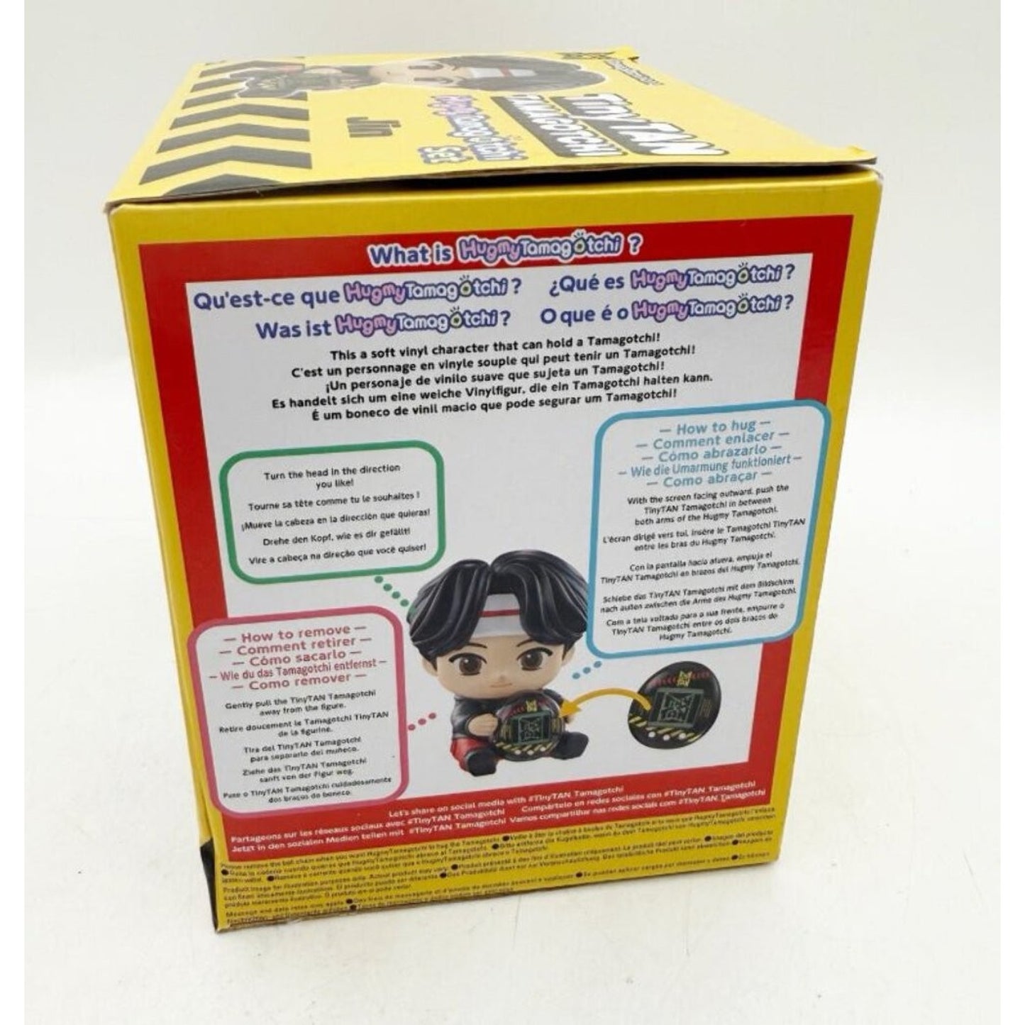 BTS TinyTan Jin Hugmy Vinyl Figure with Tamagotchi Nano Digital Pet — Image 2