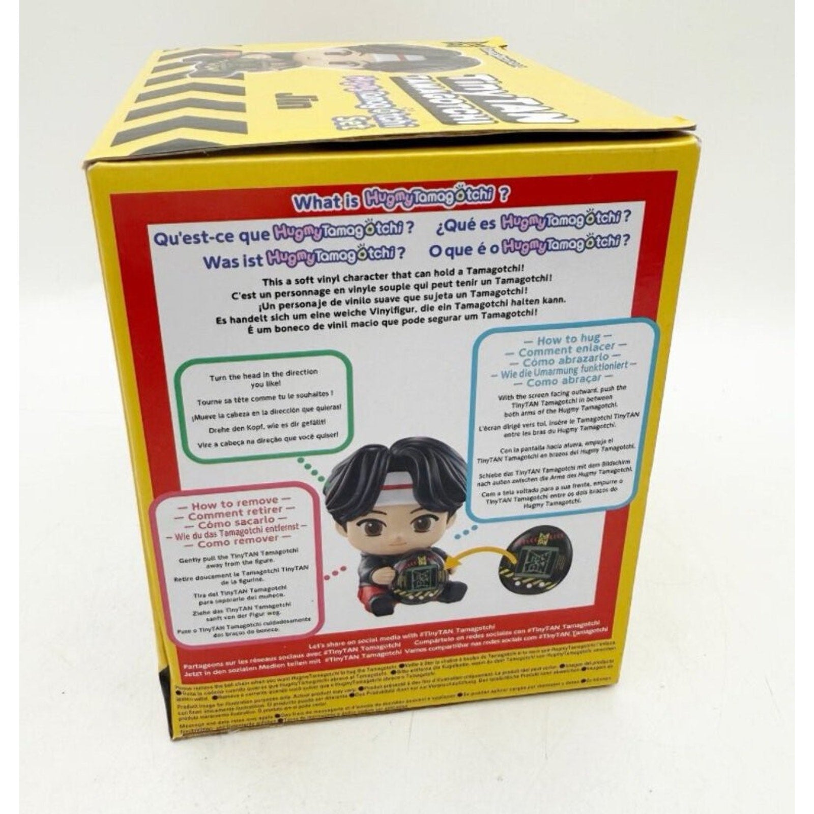 BTS TinyTan Jin Hugmy Vinyl Figure with Tamagotchi Nano Digital Pet — Image 2