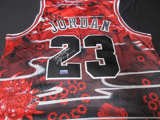 Michael Jordan signed Limitied Edition jersey COA