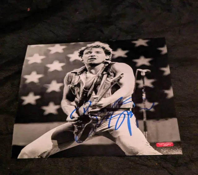 Bruce Springsteen autographed 8x10 photo with coa