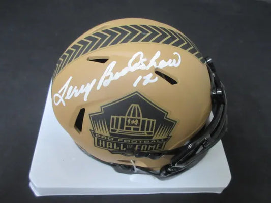 Terry Bradshaw signed HOF Mini Helmet Coa