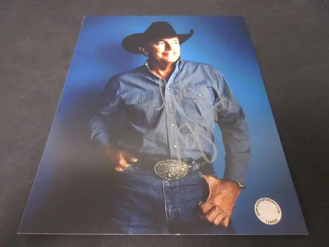 George Strait Signed 8x10 photo w/coa