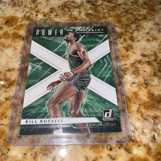 2021-22 Panini Donruss Power in the Paint #6 Bill Russell, Boston Celtics