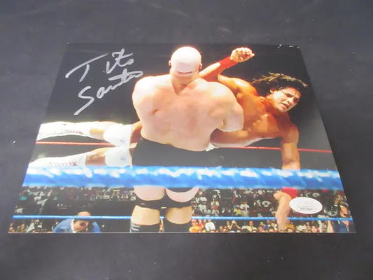 Tito Santana signed 8x10 Photo w/coa