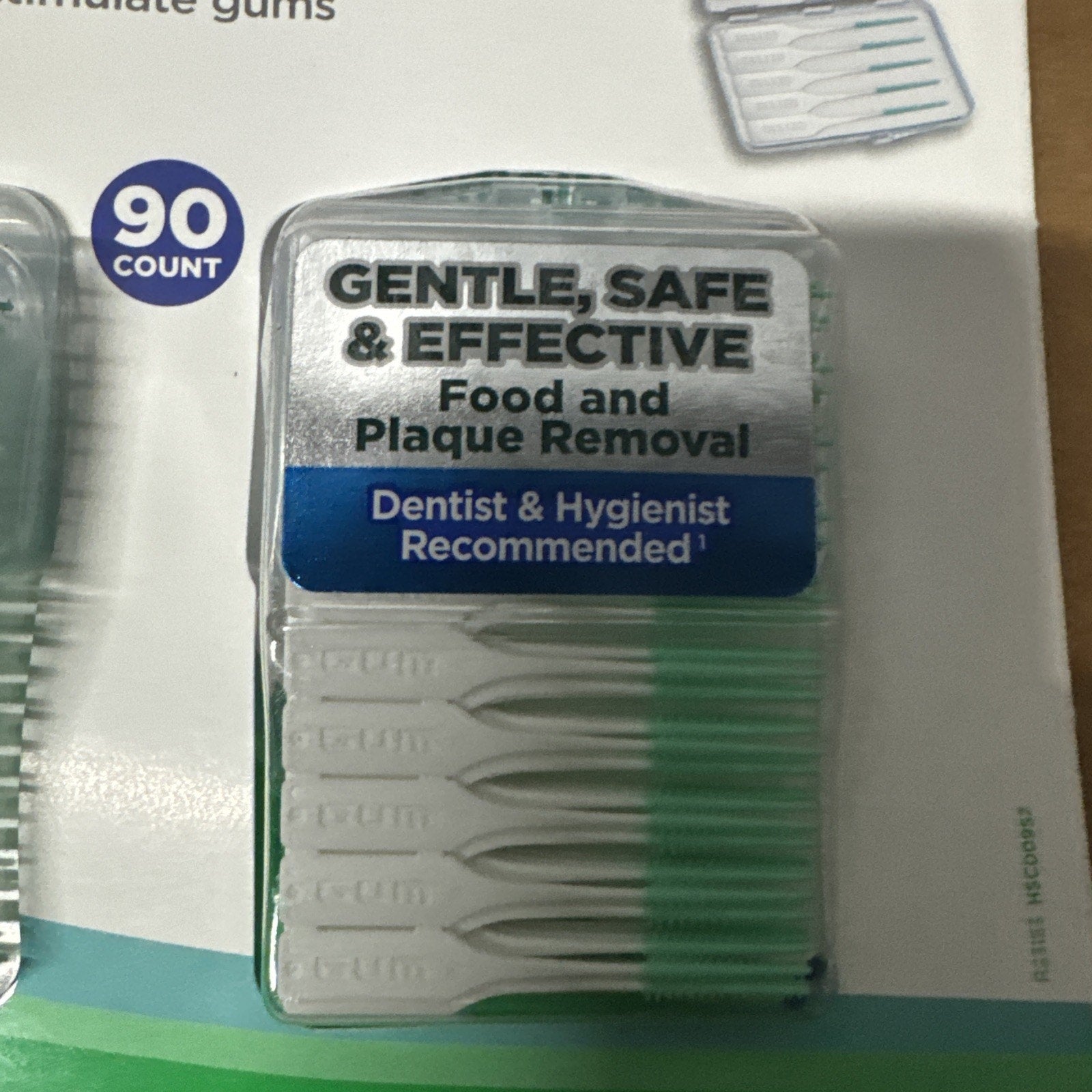 Sunstar GUM Soft-Picks Original dental picks 90 count pack for gentle, safe, and effective food and plaque removal