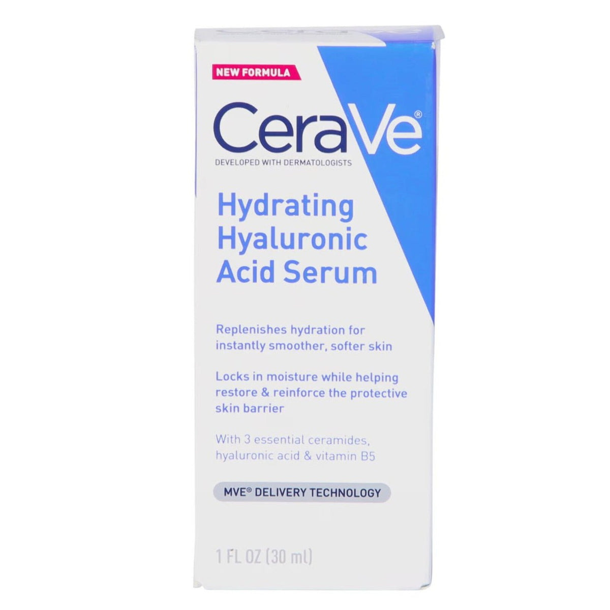 CeraVe Hydrating Hyaluronic Acid Face Serum, 1 fl oz