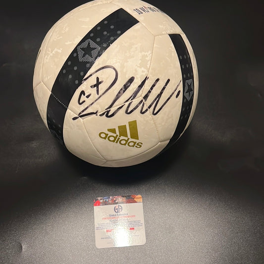 Cristiano Ronaldo Al-Nassr Autographed Adidas Soccer Ball GA coa - Price Is Right Miami