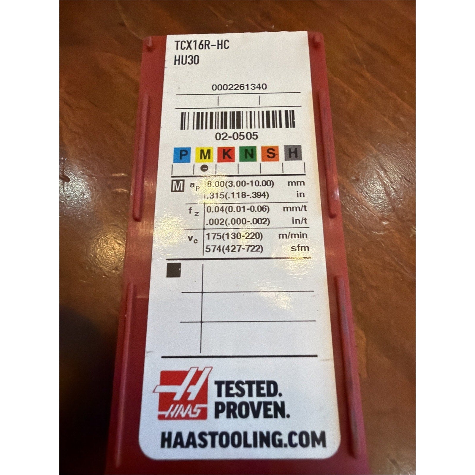 TCX16R-HC HU30 Carbide Inserts 10pcs CNC Milling Cutter Inserts