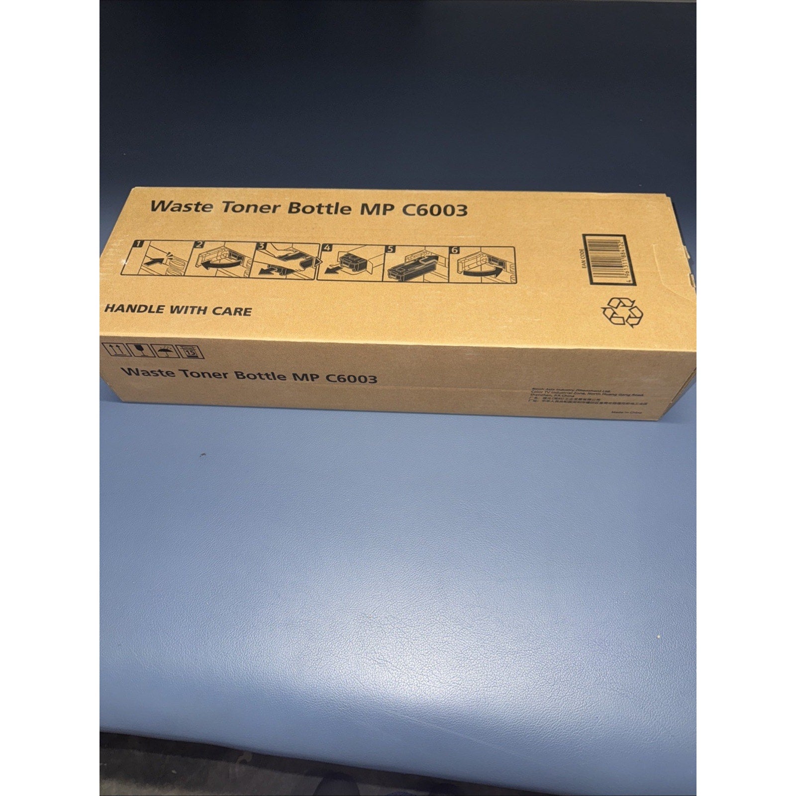 New Waste Toner Bottle MP C6003 model D860-01 box for Ricoh printer toner waste collection bottle