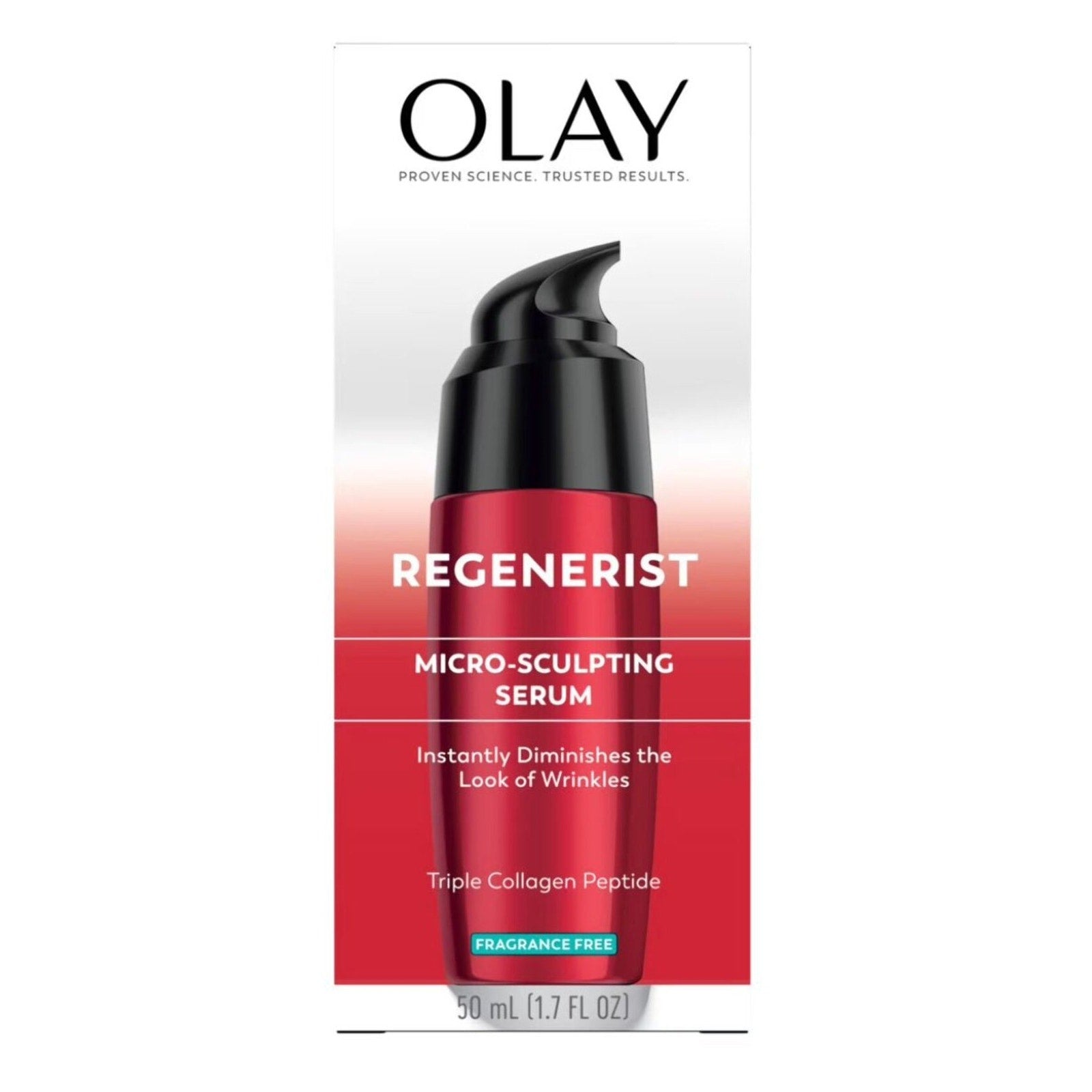 Olay Regenerist Micro-Sculpting Serum, Fragrance Free Moisturizer, All Skin Fine