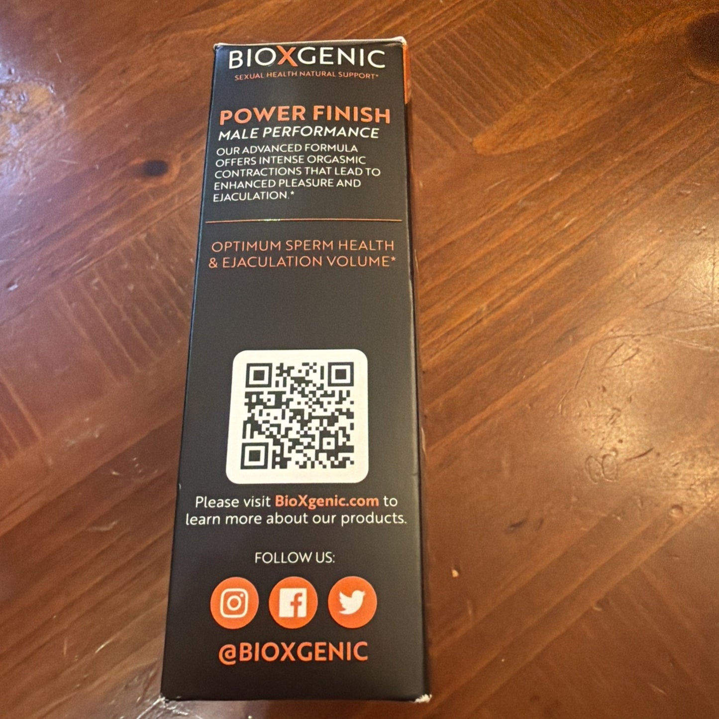 BioXgenic Power Finish Male Performance 60 Capsules Enhancing Supplement NEW — Image 5
